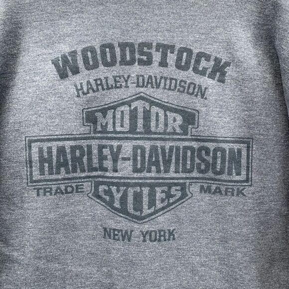 Harley Davidson Sweater Men's Large Crewneck Moto Biker Rocker Streetwear 90's - Picture 7 of 10